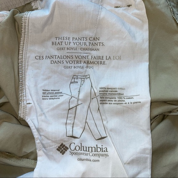 Columbia Outdoor Pants w/ Side Pocket - Picture 6 of 7